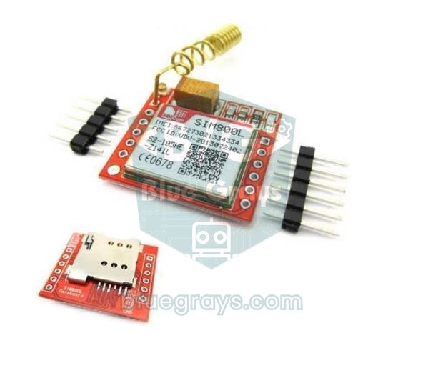 SIM800L GSM/GPRS modülü ve yay anteni