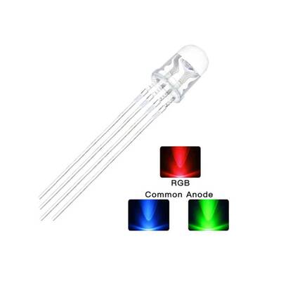 RGB-LED 5 mm mit 4 Beinchen