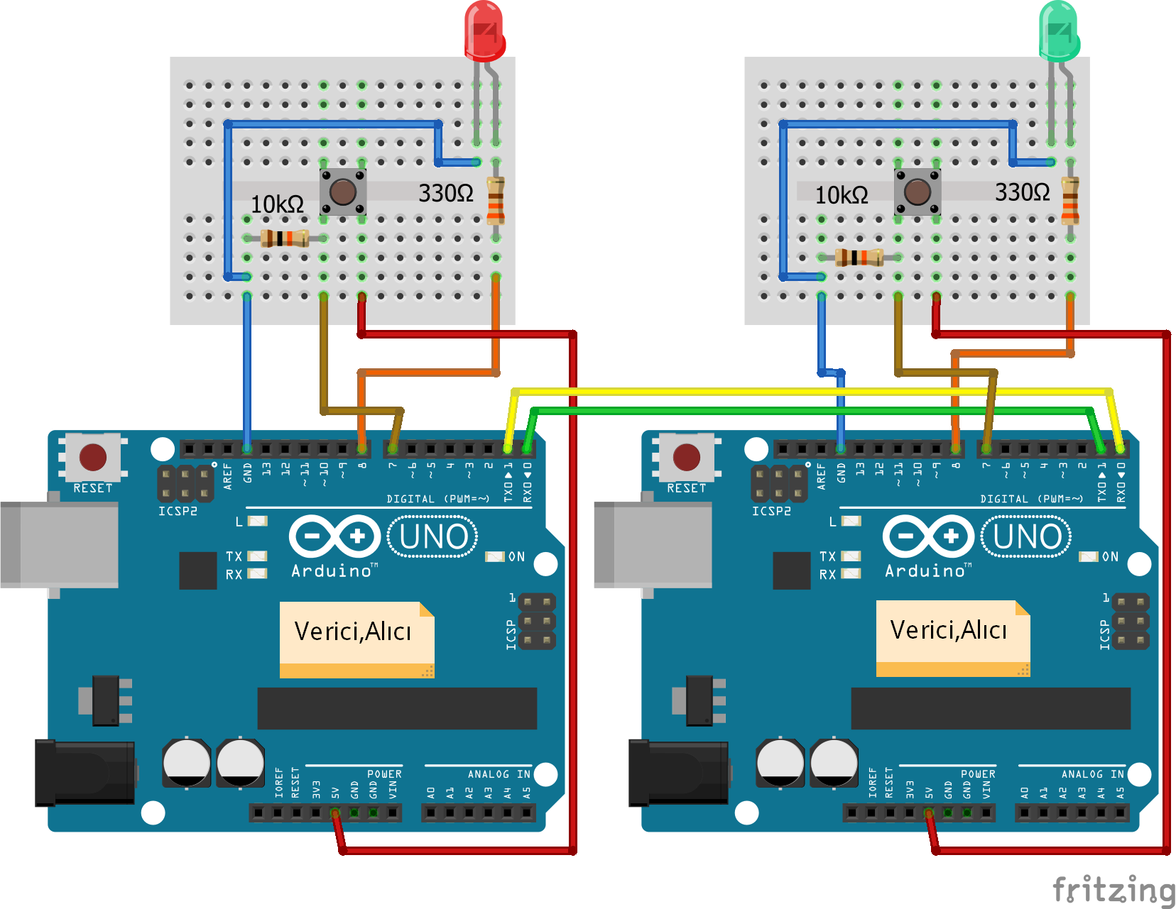 2 Arduino Bidirectional Communication | BlueGrays